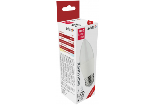 LED Candle 8W E27 WW 3000K