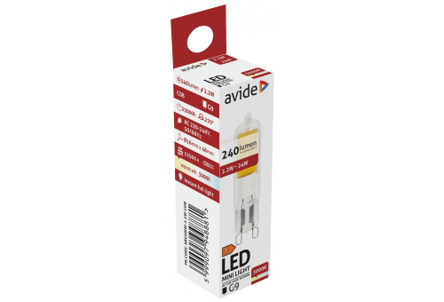 LED 2.2W G9 COB WW 3000K