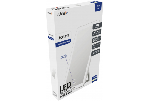 LED Asztali Lámpa Világítós Sminktükör 3.5W Adapter nt.