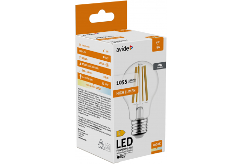 LED Filament Globe 9W Fényerőszabályzós E27 NW