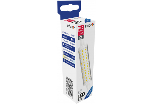 LED 10W R7S 23x118mm CW 6400K Fényerőszabályzós