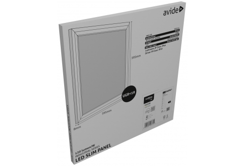 LED Panel 600x600mm 29W CW 120lm/W UGR+IP44 Industrial Range