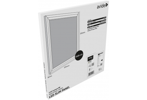 LED Panel 600x600mm 36W NW 120lm/W UGR+IP44 Industrial Range