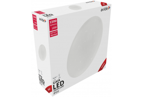 LED Mennyezeti Lámpa Gaia 18W 330*105mm WW