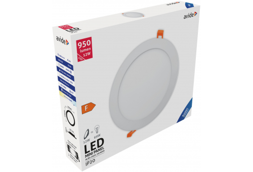 LED Beépíthető Kerek Mennyezeti Lámpa ALU 12W CW