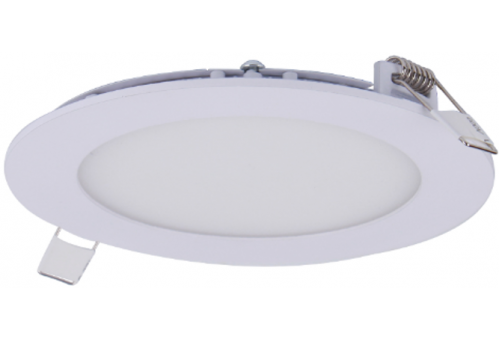 LED Beépíthető Kerek Mennyezeti Lámpa 12W, CCT kapcsolóval, ALU, IP44 Front
