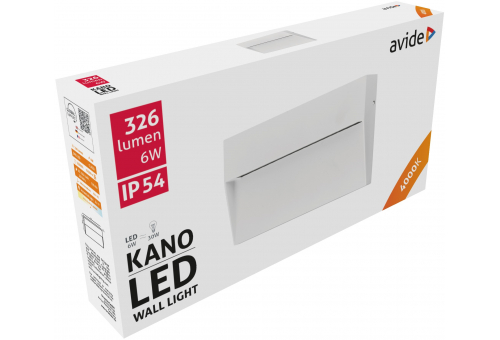Kültéri lépcső lámpa Kano LED 6W NW IP54 180mm