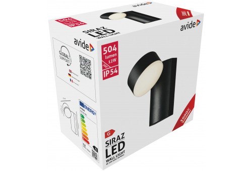 Kültéri fali lámpa Siraz LED 12W WW IP54