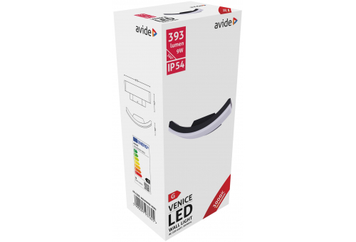 Kültéri fali lámpa Venice LED 9W WW IP54