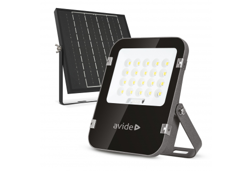LED Szolár Reflektor CW 6400K, 50W, Szétválasztható Panel 6W/5V, Cserélhető akkumulátor, IP65, Távirányítóval